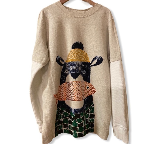 Hanna Andersson Other - Hanna Andersson Long Sleeve Bear with Fish, sz 10